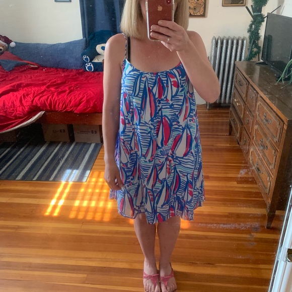 Lilly Pulitzer Spaghetti Strap Summer Dress - Picture 3 of 4